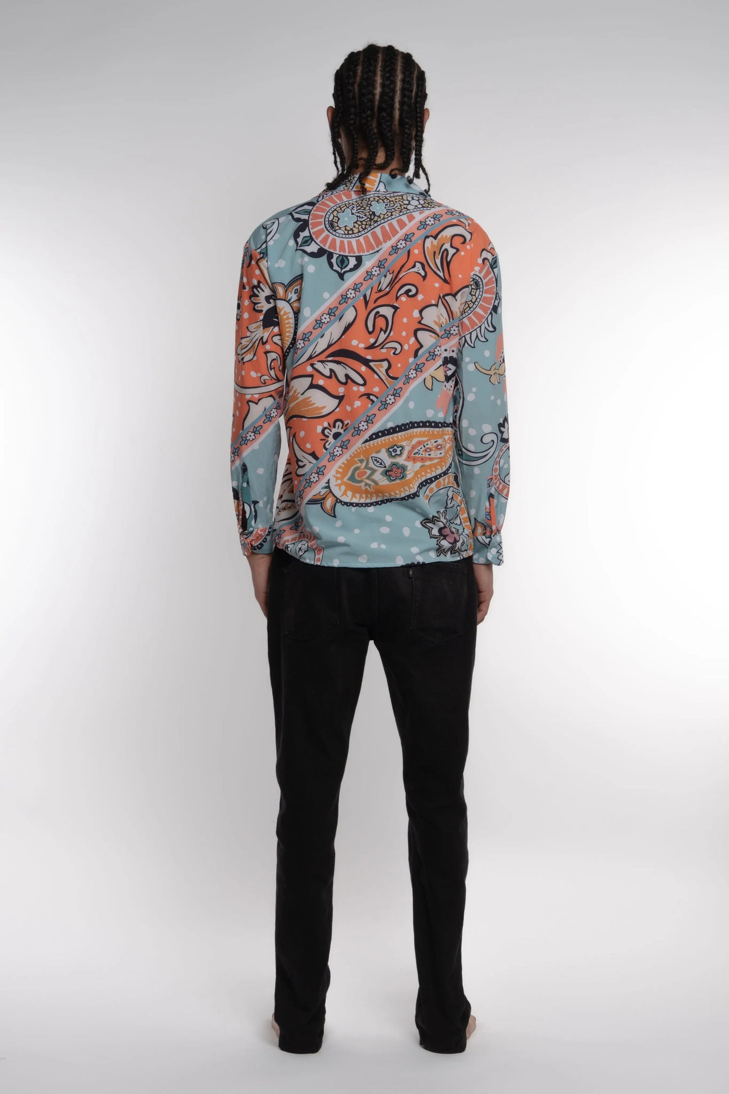 Camisa Vibrant Silk Young God Mexico