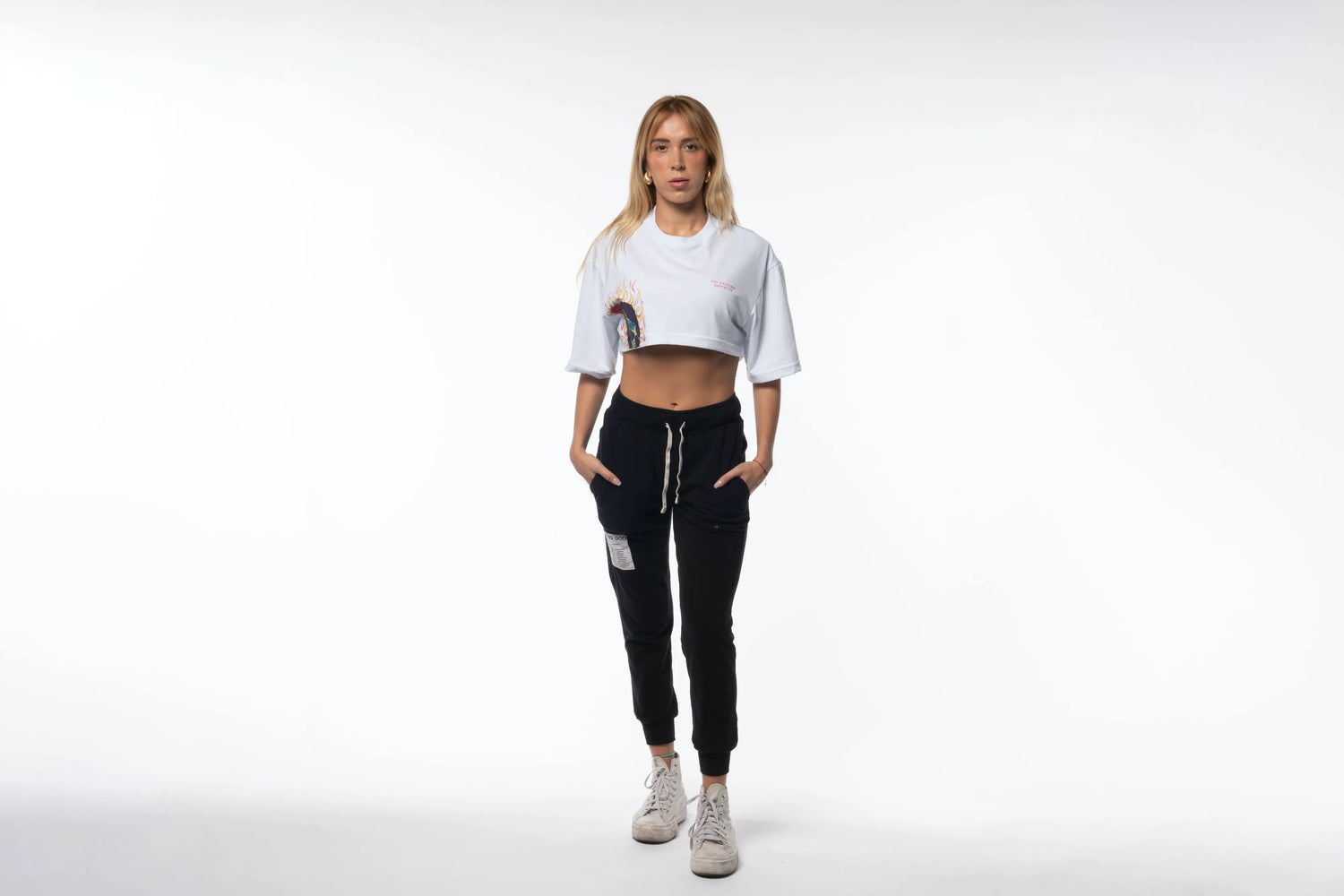 Crop top manga corta Society Young God Mexico