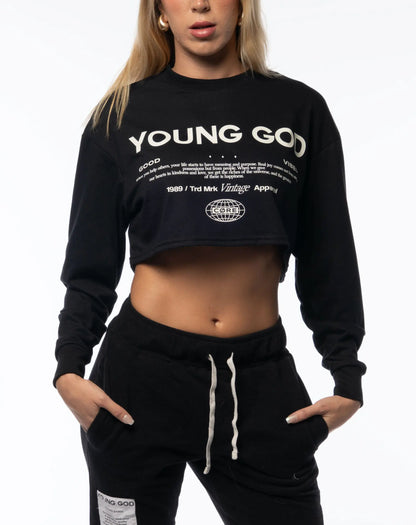 Crop top manga larga YG Young God Mexico