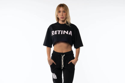 Retina Crop top Tee Young God Mexico