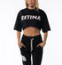 Retina Crop top Tee Young God Mexico